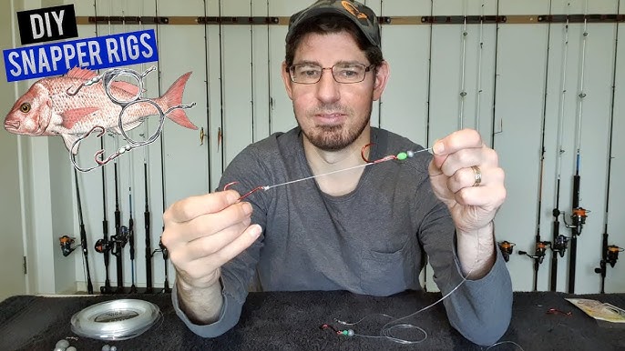 Snapper Rig How To Tie Your Fishing Rigs Snell Hooks Step By Step 