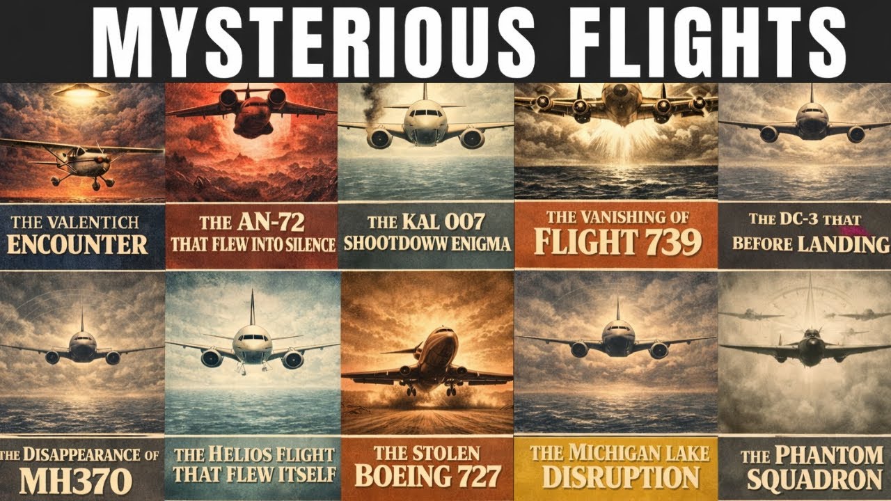 10 Mysterious Flights That Vanished in the Skies and Remain Unexplained