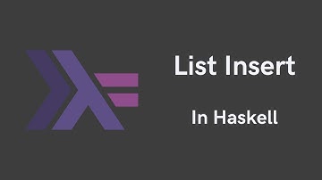 Create List Insert function in Haskell
