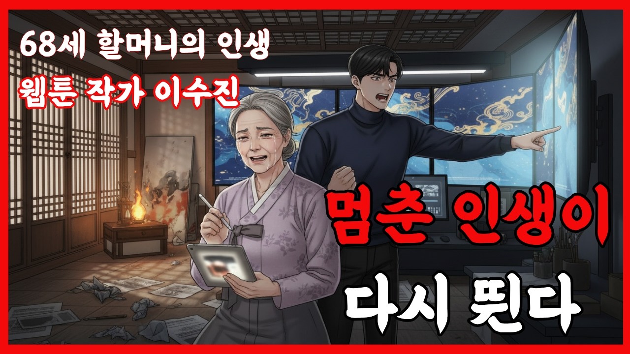 “그 나이에 왜 하세요?” 비웃음 끝에 기적이 시작됐다 68세 할머니가 웹툰을 시작하자 벌어진 충격적인 일
