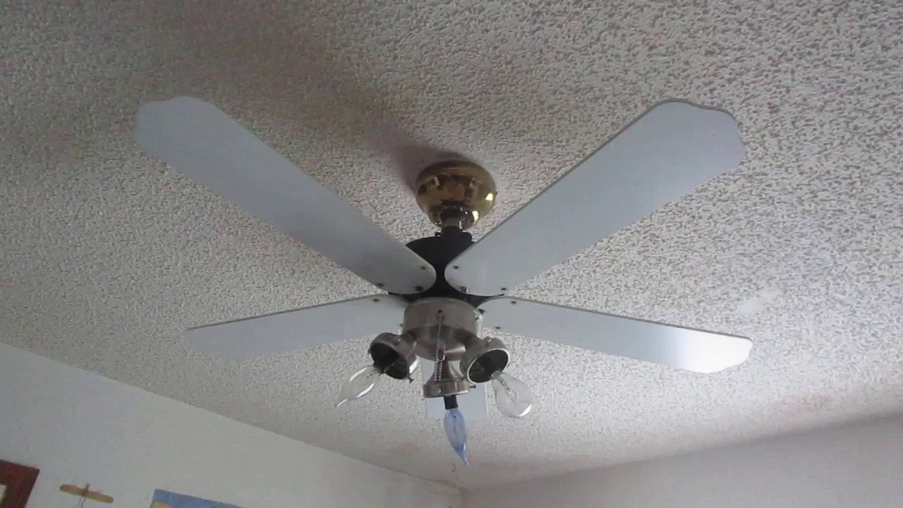 Hunter motor fan with blades attached to the motor YouTube