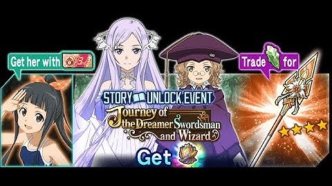 Sword Art Online Memory Defrag - Journey of the Dreamer Swordsman and Wizard Event Full Story
