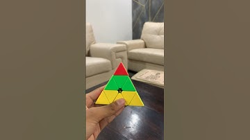 Cube In a Cube In a cube Pattern on Pyraminx #Rubikscube