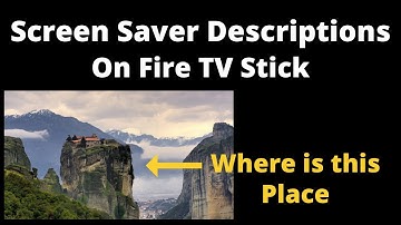 Turn On Screen Saver Descriptions on Amazon Fire TV Stick