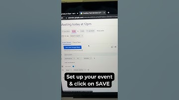 How to create calendar event from Gmail?