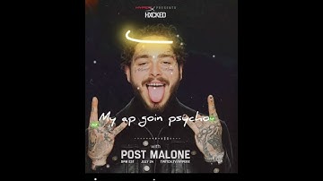 Thumbnail of Psycho post Malone | WhatsApp status