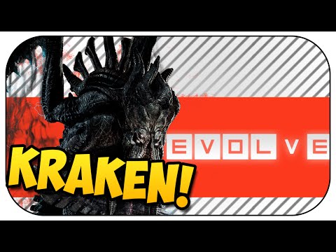 Evolve Gameplay - KRAKEN Monster Class & Evolve Stages
