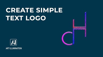 How To Create Plain Gradient Text Logo in Photoshop - Adobe Photoshop Tutorial -Free Adobe Photoshop