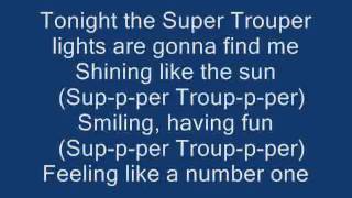 super trooper.lyrics-a teens chords