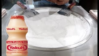 ICE CREAM ROLLS | Yakult Ice Cream Experiment FAIL