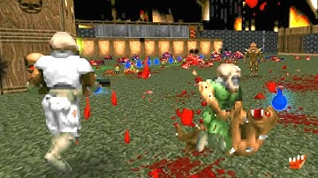 Doom 2 Brutal Doom v19 mod Multiplayer Gameplay Walkthrough