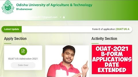 OUAT-2021 B-form Extended ||Important Updates
