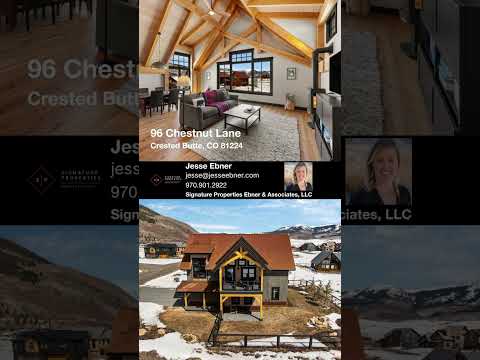 96 Chestnut Lane, Crested Butte, CO home video tour
