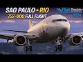 Near TAIL STRIKE on Takeoff! | Gol Airlines PMDG Boeing 737 | São Paulo ✈ Rio | RTX 4080 4K Ultra