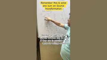 Source Transformation Super Trick 🔥 Solve Any Problem! #electricalengineering