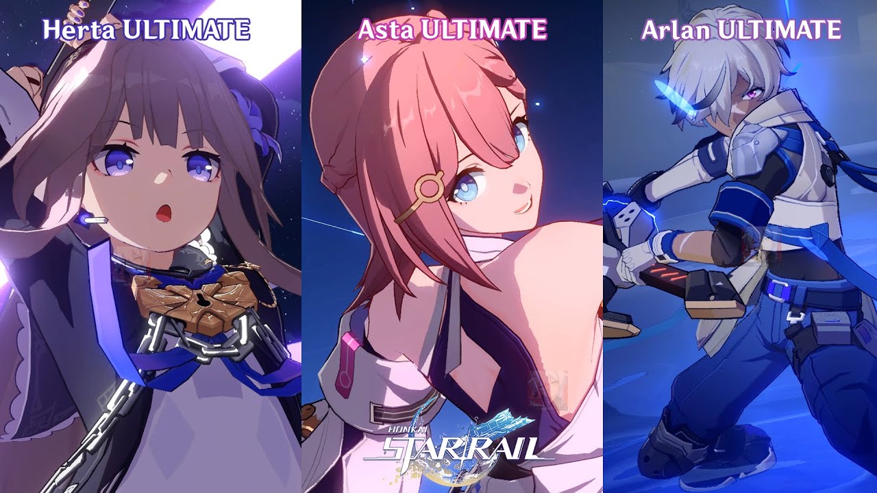 Herta, Asta & Arlan Ultimate voice lines - Honkai Star Rail (FINAL CBT