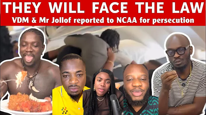 VERYDARKMAN & MR JOLLOF REPORTED TO POLICE FOR PUNISHMENT AFTER FIGHTING IN A PLANE. Breaking news