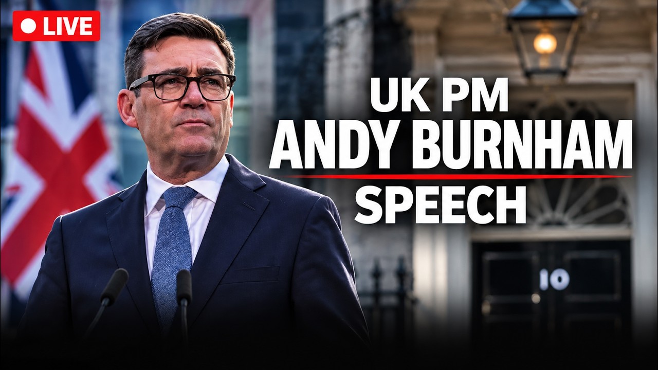 UK PM LIVE: Andy Burnham Speech LIVE | Andy Burnham Innovation Nation Summit LIVE