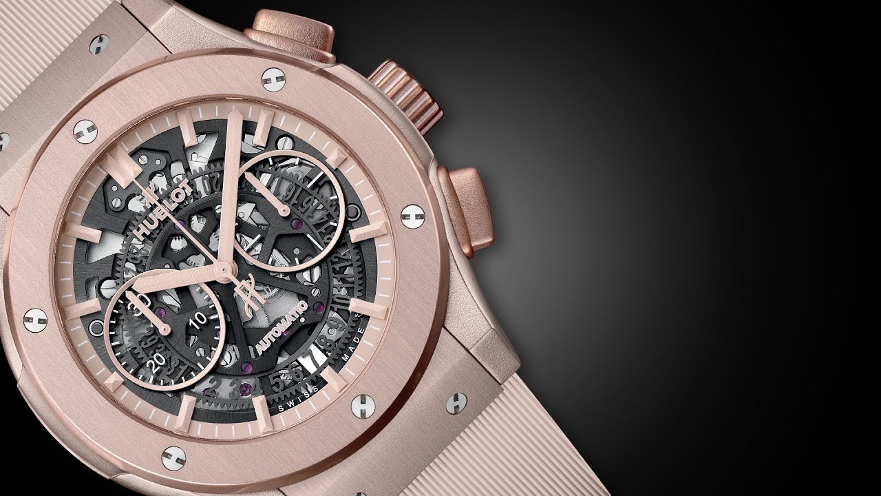 HUBLOT - CLASSIC FUSION AEROFUSION CHRONOGRAPH ALUMINIUM PINK 45MM