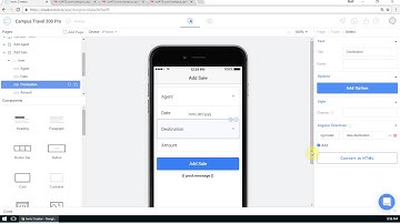 Ionic Creator - Campus Travel Part 2 - Using Creator Pro to Add Angular Directives and APIs