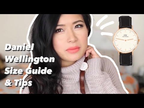 buitenspiegel middag Zullen Daniel Wellington SIZE GUIDE & TIPS! DIFFERENT STYLES? EVERYTHING YOU NEED  TO KNOW! | kimcurated - YouTube