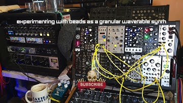 Horror movie sounds with Beads as a granular wavetable synth #modularsynth #ambient #synth #eurorack