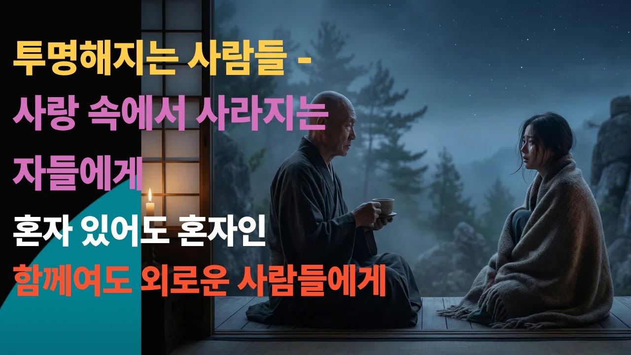 남여 심리- 사랑은 두려움인가, 이해인가? 1부