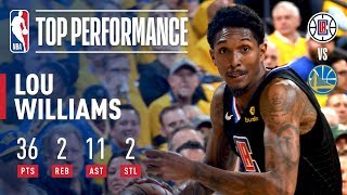 Lou Williams Helps Lead COMEBACK With 36 & 11 Off the Bench | April 15, 2019