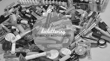 Konmari Method - Decluttering Lipstick and Lipgloss