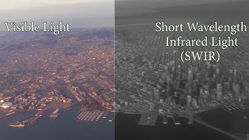 Bay Area in SW Infrared from the Air. San Francisco, Marin, East Bay