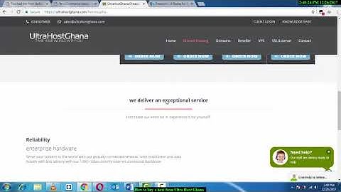 How to buy hosting space from Ultra Host GHANA