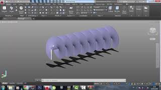Cara membuat daun conveyor di AutoCAD 3 dimensi