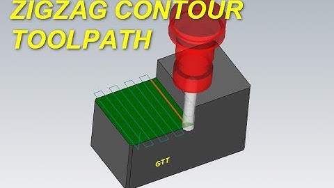 MASTERCAM TIP: SIMPLE ZIGZAG FACING WITH CONTOUR TOOLPATH