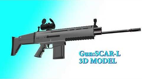 3D Gun MODEL Showreel.....SCRA-L