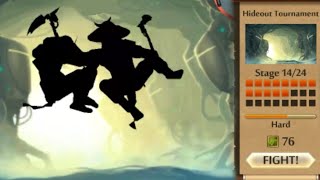 Hideout Tournament Stage 13 - 14 | Shadow Fight 2 Gameplay