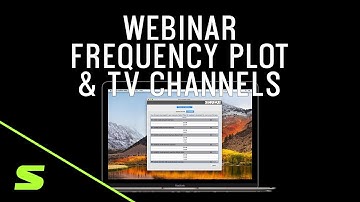Shure Webinar: Wireless Workbench - Frequency coordination: frequency plot and TV channels