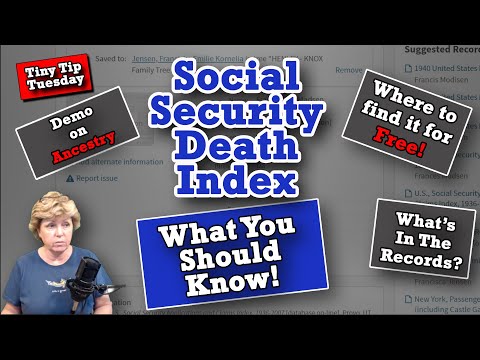 How to Research the Social Security Death Index Online