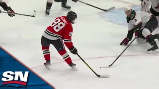 Connor Bedard Shows Patience With Toe Drag, Rips Wrister For Second Goal vs. Coyotes