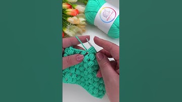 Simple crochet puff stitch