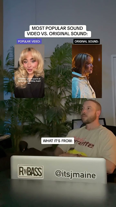 Popular Sound Video Vs. Original Sound: “and then I go and spoil it all” & Sabrina Carpenter #shorts