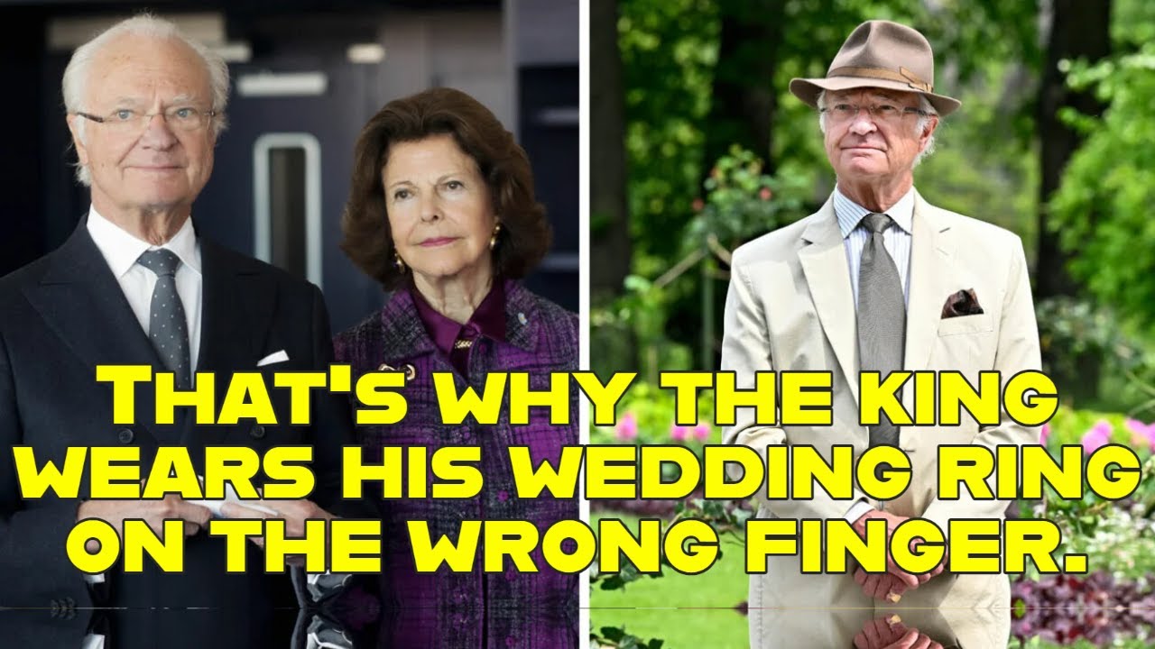 That's why the king wears his wedding ring on the wrong finger. YouTube