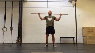 Muscle Snatch (PVC or empty barbell)
