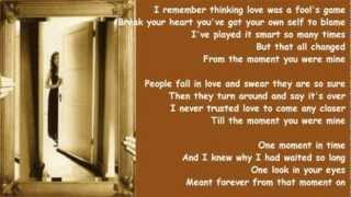 Beth Nielsen Chapman - The Moment You Were Mine ( + lyrics 1993) chords