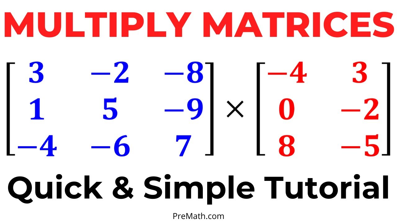Multiply Matrices 3x3. How to multiply Matrix. How to multiply two Matrix. 2 By 2 Matrix Multiplication. Should multiply to 35