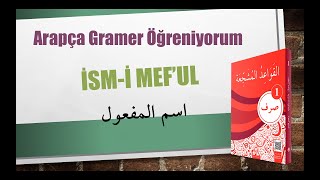 Sarf-1- İsm-I Meful - 7 Konu اسم المفعول