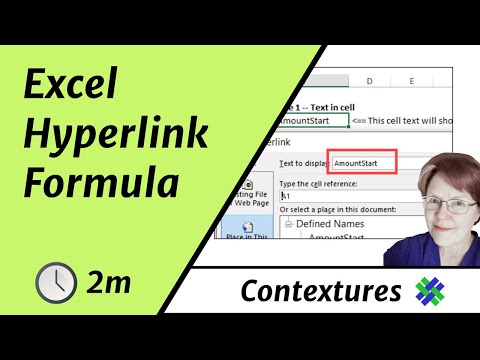 Video: Care Este Funcția De Hyperlink în Excel