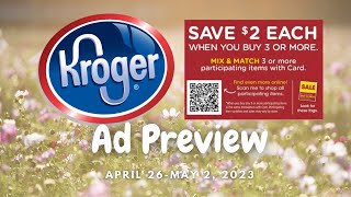 *RARE MEGA SALE* Kroger Ad Preview for 4/26-5/2 | NEW MEGA SALE & MORE