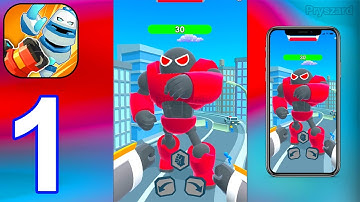 Robot Clash: Robot Evolutions - Gameplay Walkthrough Part 1 Robot War Army Commander (iOS, Android)