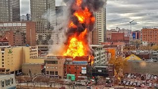 Incendie au Quartier Chinois de Montréal - 17 novembre 2016  -  FIRE IN CHINATOWN- PARTIE 1