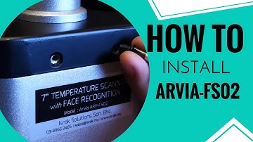 Temperature Scanner : How to install ARVIA ARV FS02